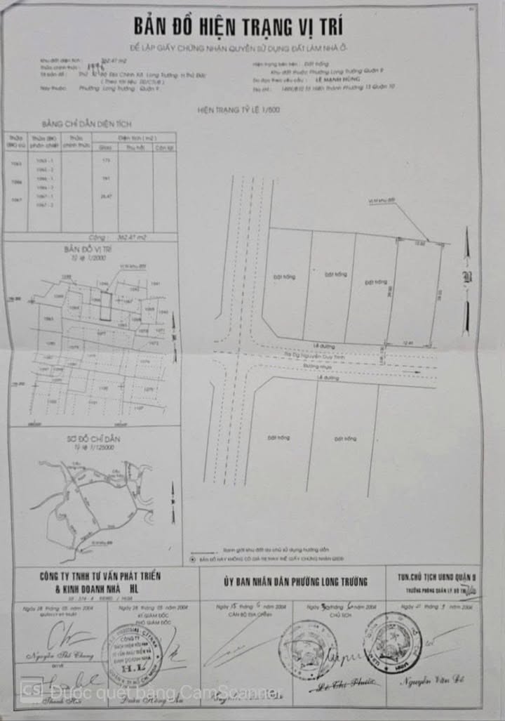 Đất nền 362m² đường số 1, phường Long Trường, giá 10 tỷ - Cơ hội đầu tư hấp dẫn!