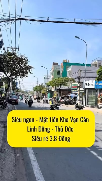 Nhà mặt tiền Kha Vạn Cân, Linh Đông 45m² giá 3.79 tỷ - Cơ hội đầu tư lý tưởng!