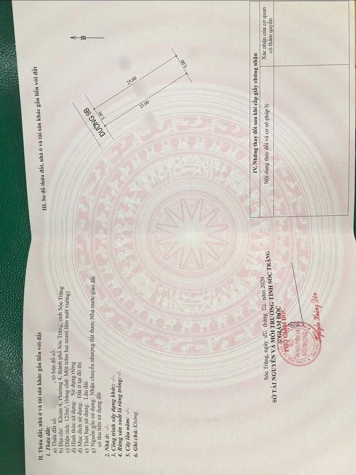 Đất nền 9B khu đô thị 5A Sóc Trăng 125m² giá 1.3 tỷ - Đầu tư sinh lời ngay!