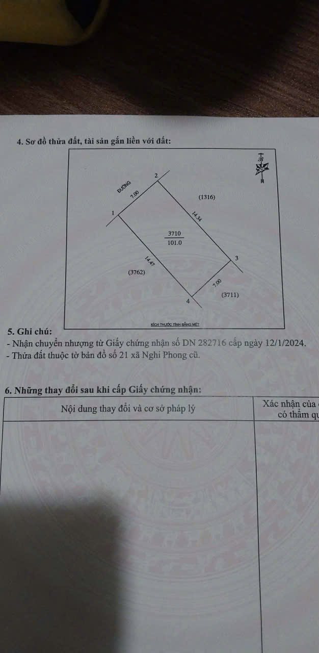 Đất nền xóm 8 Nghi Phong 101m² giá 2 tỷ - Cơ hội đầu tư tuyệt vời!