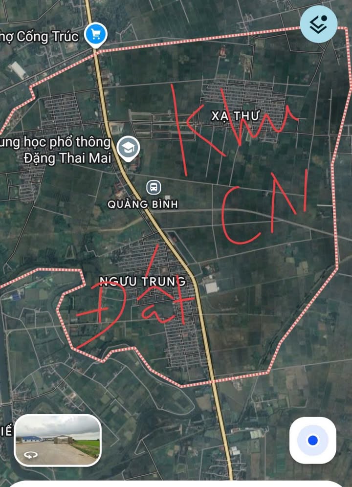 Đất thổ cư Xã Quảng Bình 140m² giá thỏa thuận - Gần khu công nghiệp lớn nhất tỉnh!