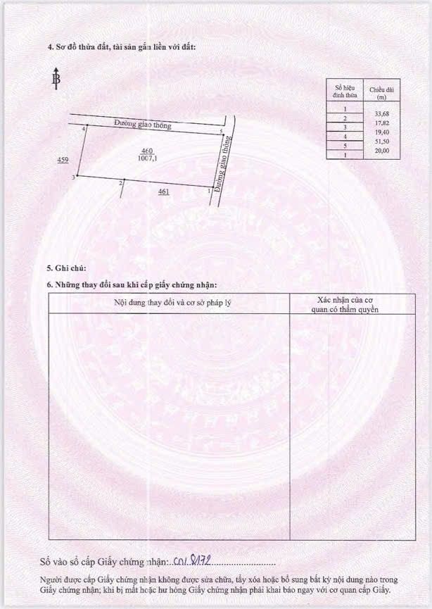 Đất nền Bàu Trâm 1000m² giá 1.7 tỷ - Mặt tiền 2 đường hiện hữu