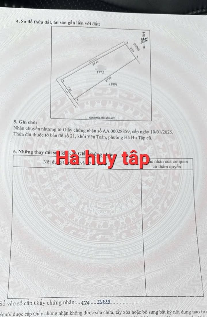 Bán đất Hà Huy Tập 97m² giá 3.6 tỷ - Đường thông thuận tiện!