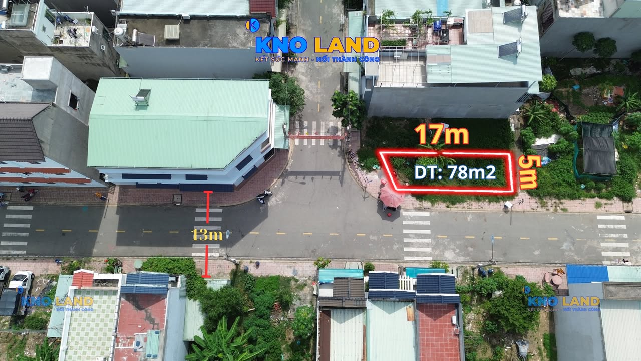 Đất nền Dĩ An 78m² giá 3.7 tỷ - Cơ hội đầu tư hiếm có!
