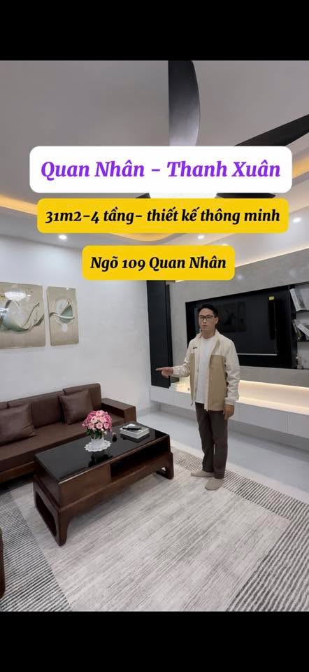 Nhà phố Quan Nhân, Thanh Xuân 31m² giá 8.6 tỷ - Bán gấp trước Tết!