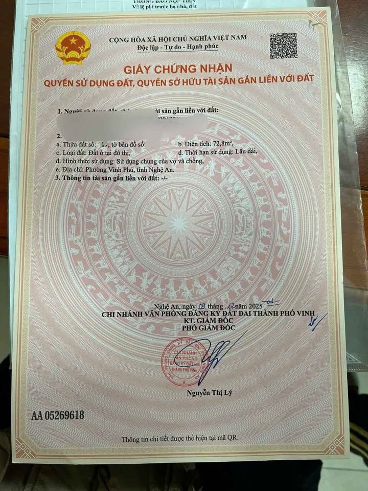 Nhà cấp 4 Khối 11, Hà Huy Tập, 72,8m² giá 4,5 tỷ - Dân cư văn minh, an ninh tốt!