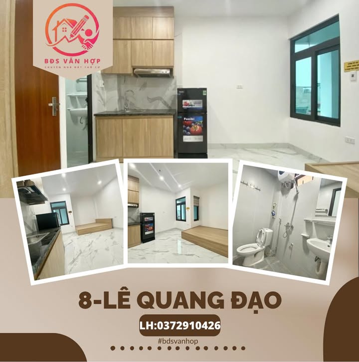 Phòng cho thuê tại 8 Lê Quang Đạo, 30m² giá 3.7 triệu - Full đồ, thoáng mát!