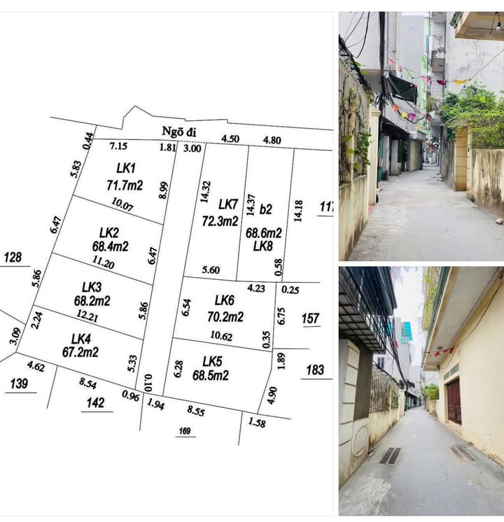 Đất nền khu phố Chợ Gạo, Phường Hiến Nam, 67m² - Giá chỉ từ 2 tỷ!