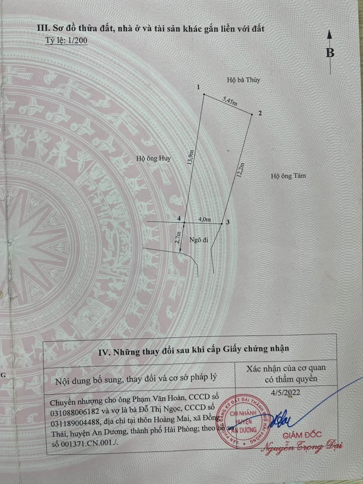 Đất nền 60,5m² Tràng Duệ - Lê Lợi chỉ 1 tỷ - Đầu tư ngay hôm nay!