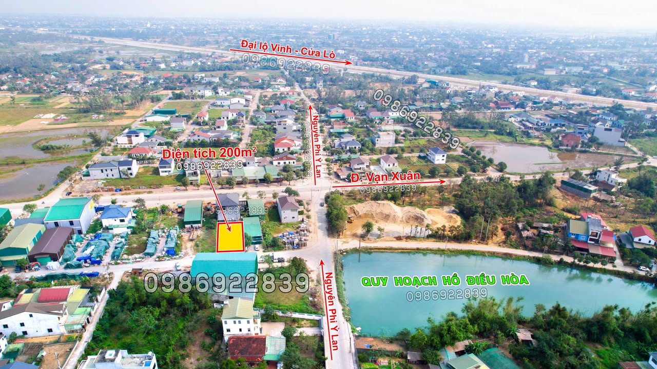 Đất nền Nghi Đức Vinh 200m² giá 6 tỷ - Sổ đỏ chính chủ, vị trí đắc địa!