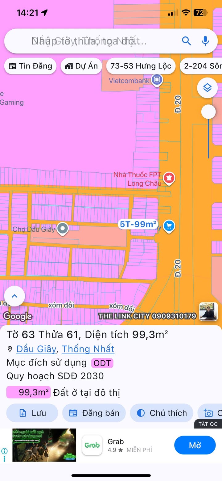 Bán gấp FrontHouse tại Dầu Giây, 100m² chỉ 4 tỷ - Đầu tư sinh lời hấp dẫn!