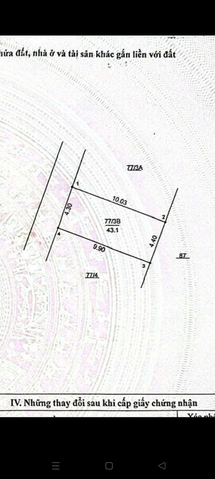 Đất nền 43m² tại Vân Côn, Hoài Đức - Giá 3.15 tỷ, ô tô vào tận nơi!