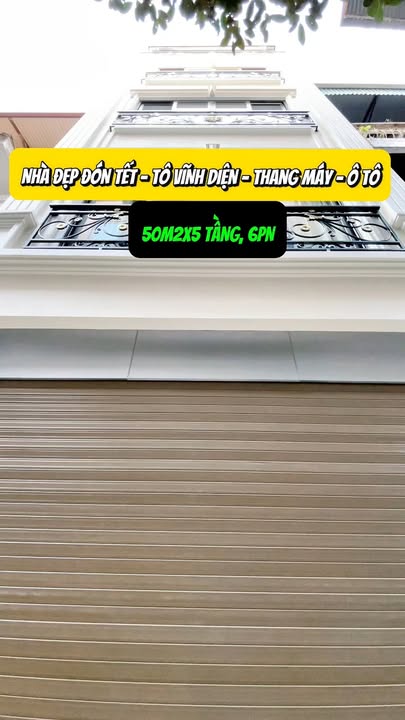 Nhà riêng Tô Vĩnh Diện 50m² giá thỏa thuận - Thiết kế hiện đại, thang máy tiện lợi!