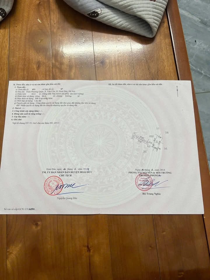 Đất thổ cư 66,6m² tại Xã Đức Thượng - Giá 3,56 tỷ, Sẵn sàng sở hữu!