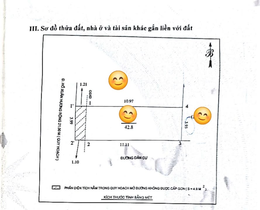 Nhà mặt tiền đường Hồ Xuân Hương, 43m² giá 6.5 tỷ - Đầu tư sinh lời ngay!