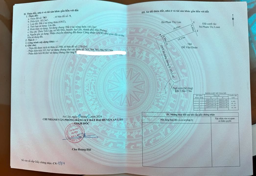 Đất nền trung tâm xã Mỹ Đức, huyện An Lão, 80m² - Đầu tư hấp dẫn!