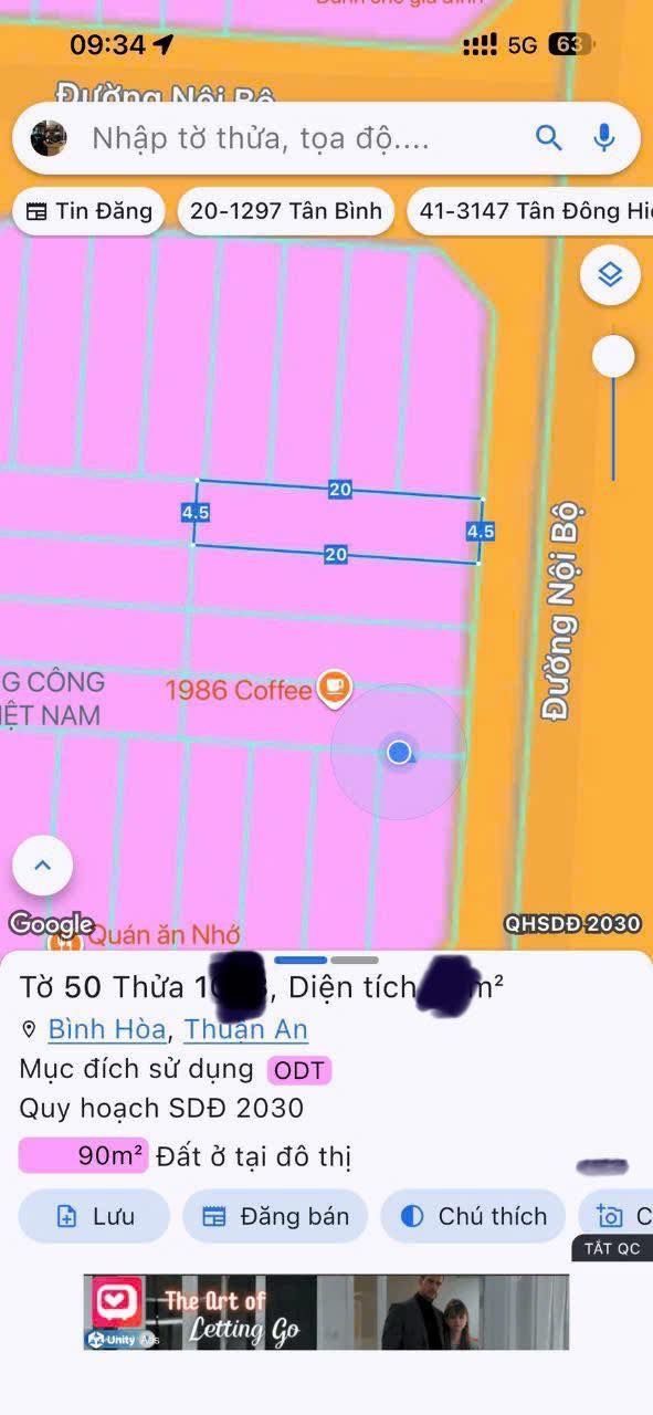 Đất nền khu dân cư Thái Bình 434, Thuận An 360m² giá 18 tỷ - Tiềm năng sinh lời cao!