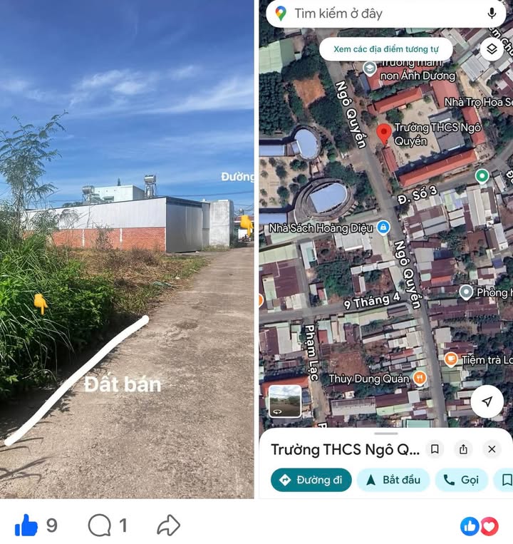 Đất thổ cư xã Xuân Thọ 175m² giá 1.45 tỷ - Gần trường Ngô Quyền