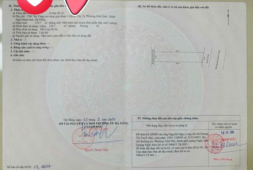 Lô đất TĐC Bá Tùng mở rộng 130m² giá 4 tỷ - Cơ hội đầu tư hấp dẫn!