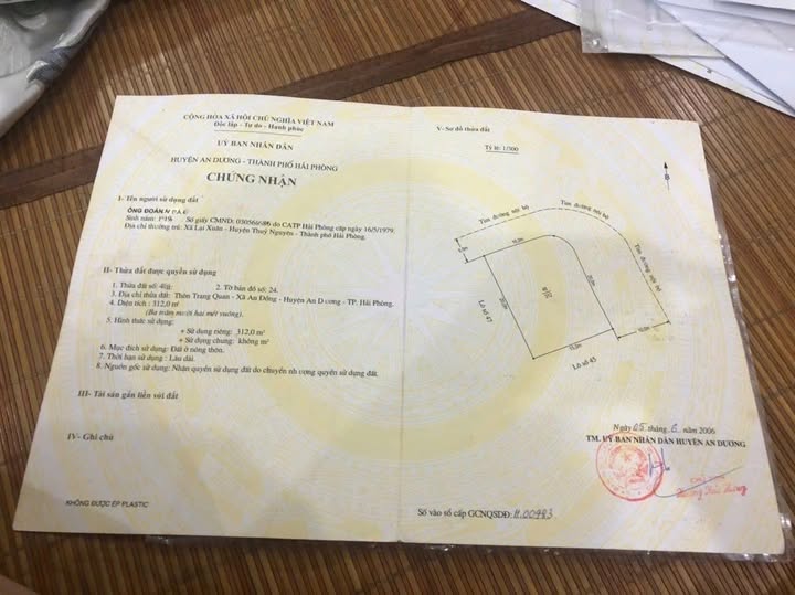 Đất nền phường An Hải, 312m² giá thỏa thuận - Vị trí đẹp, kinh doanh thuận lợi!