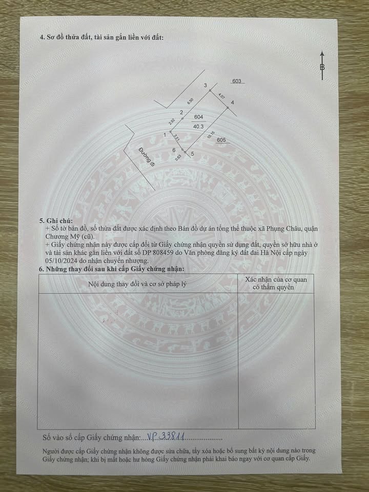 Lô đất TDP Long Châu, Chương Mỹ 40m² giá 2 tỷ - Đầu tư sinh lời ngay!