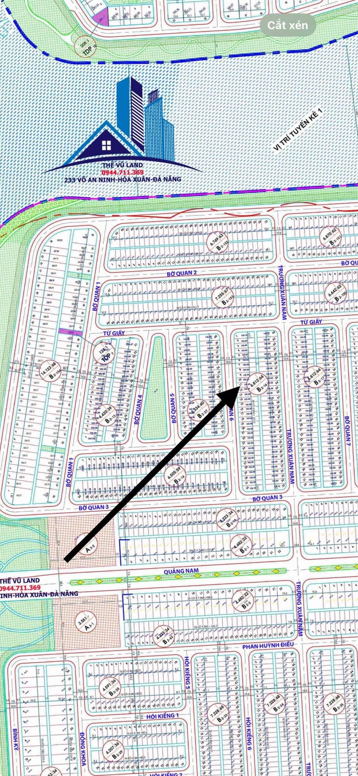 Đất nền 100m² Đảo Kim Cương, Đà Nẵng - Vị trí đắc địa, giá tốt chỉ 6.95 tỷ!