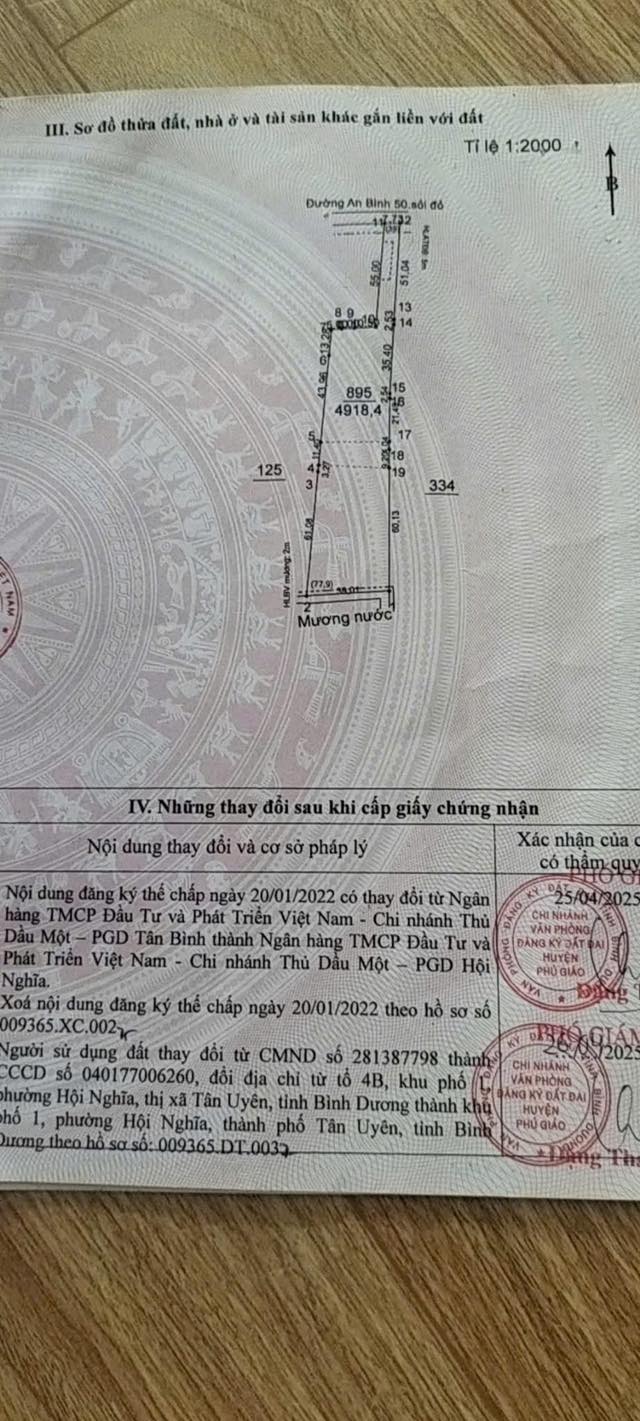 Đất nền Huyện Phú Giáo 20.000m² giá 2.85 tỷ - Đầu tư sinh lời hấp dẫn!