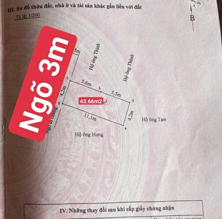 Đất nền 43.66m² tại Tân Vũ 2, Hải An giá 1.18 tỷ - Sổ đỏ chính chủ, cơ hội đầu tư hấp dẫn!