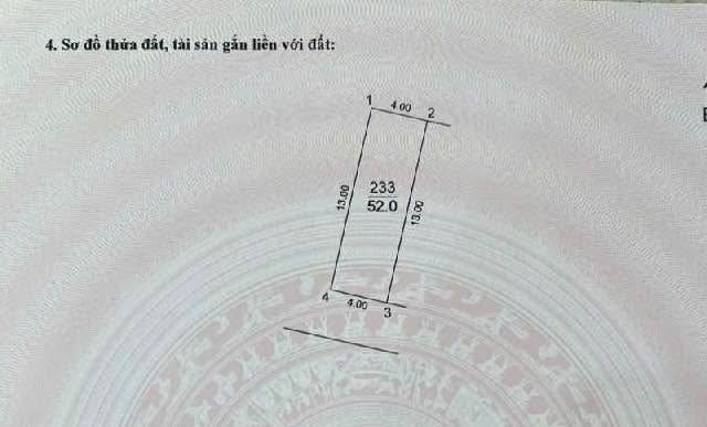 Đất thổ cư Vân Nội Đông Anh 52m² - Ô tô vào tận đất, đầu tư sinh lời!