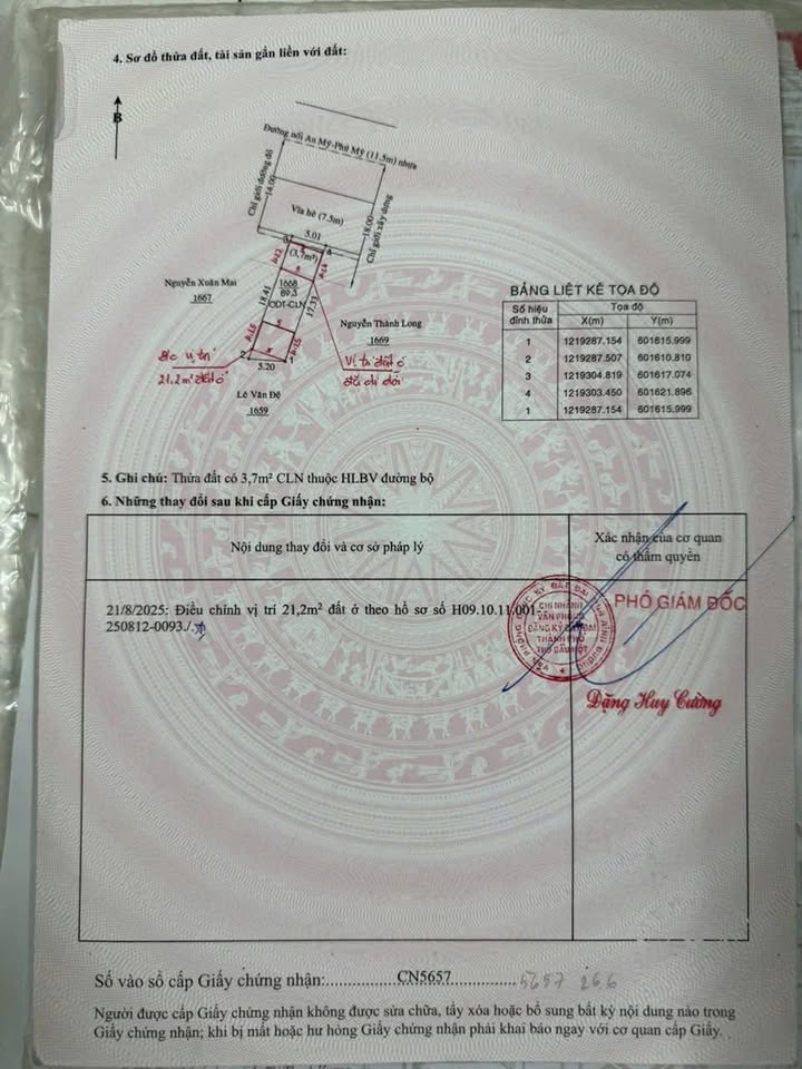 Bán đất mặt tiền đường An Mỹ nối dài Phú Mỹ 90m² giá 4.5 tỷ - Vị trí kinh doanh đắc địa!