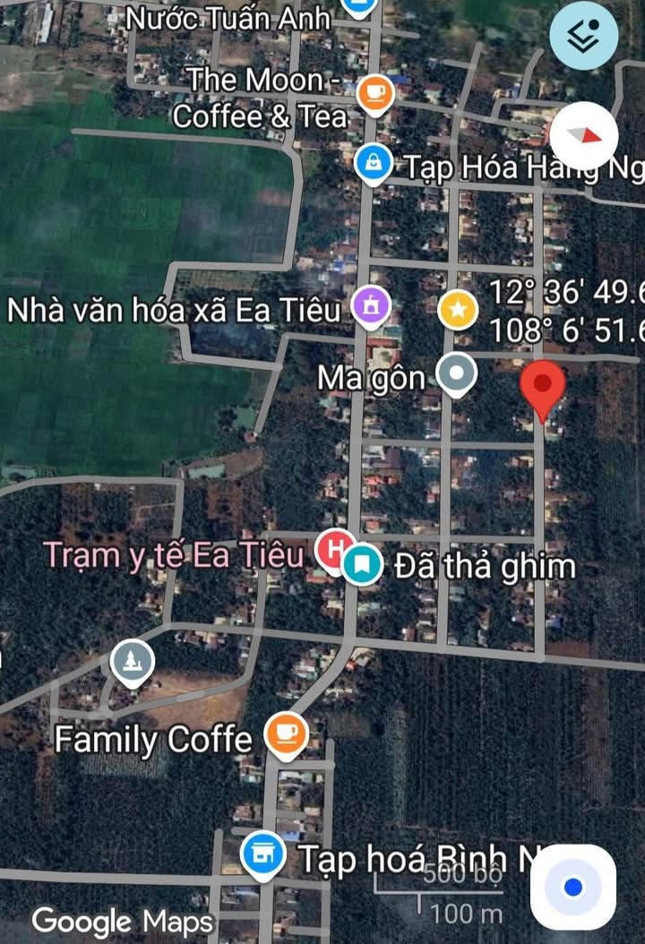 Đất nền xã Ea Tiêu, huyện Cư Kuin, 180m² giá 560 triệu - Cơ hội đầu tư lý tưởng!