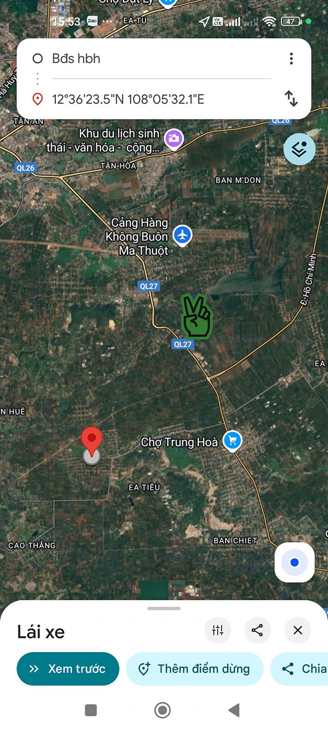 Đất nền xã Ea Tiêu, huyện Cư Kuin 115m² giá chỉ 270 triệu - Cơ hội đầu tư hấp dẫn!