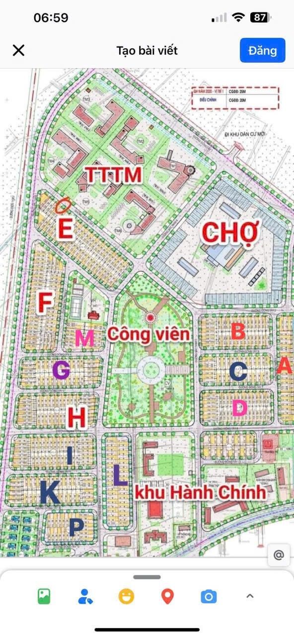 Đất nền Xã Thiệu Hóa, Thanh Hóa 100m² giá 1.8 tỷ - Hướng Đông, không lỗi