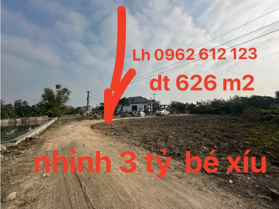 Đất nền 3 mặt tiền Quảng Định 626m² giá 3 tỷ - Cơ hội đầu tư tuyệt vời!