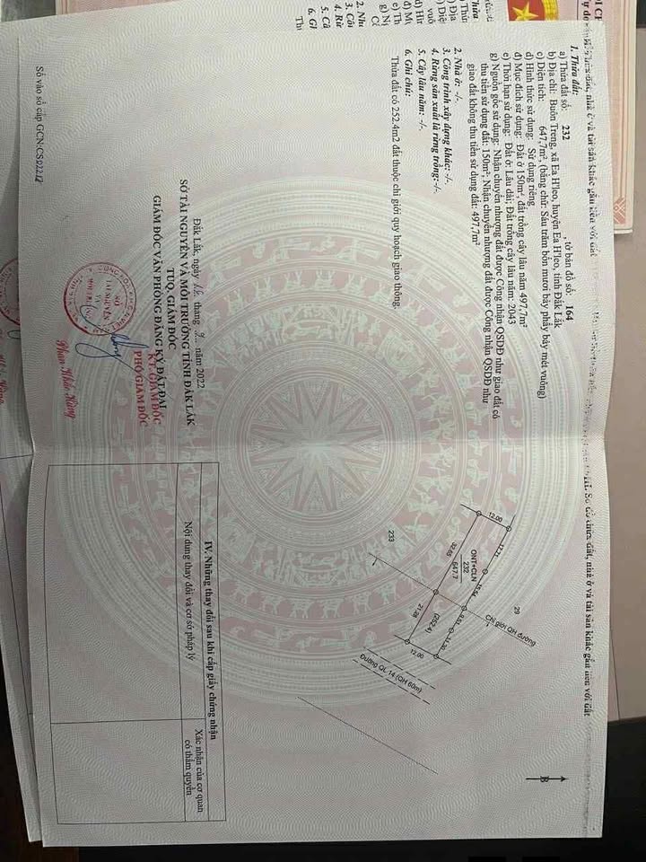 Đất nền Quốc lộ 14, Huyện Krông Buk, 384m² chỉ 59.52 tỷ - Cơ hội đầu tư hấp dẫn!