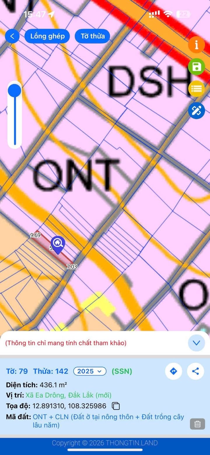 Đất nền Xã Ea Drông, Thị Xã Buôn Hồ 321m² giá 379 triệu - Nở hậu, đường bê tông rộng rãi!