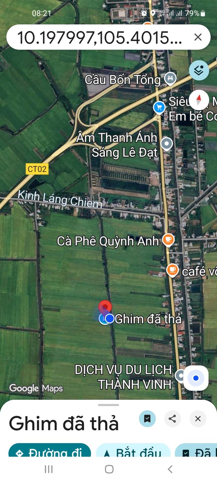 Đất nông nghiệp 1296m² Thạnh Tiến, Vĩnh Thạnh, Cần Thơ - Giá chỉ 16.2 tỷ VND