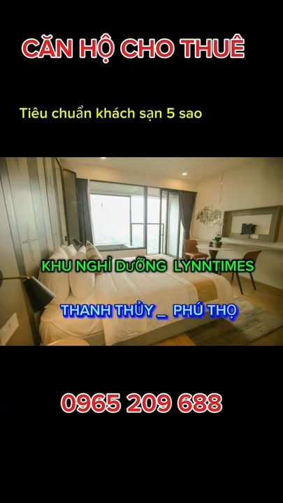 Căn hộ cho thuê tại LYNNTIMES Thanh Thuỷ 1.050.000 VND - Trải nghiệm nghỉ dưỡng 5 sao!