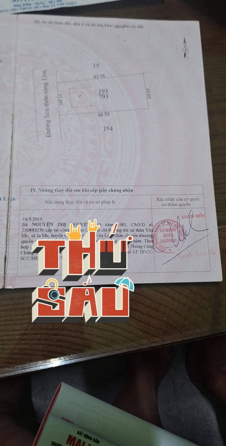 Đất thổ cư nở hậu 792m² tại Ia Me, Chư Prông - Giá chỉ từ 2 triệu/m²!