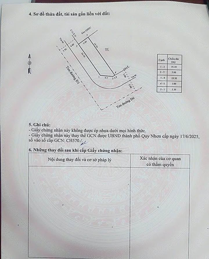 Đất nền lô góc đẹp tại Hồ Phú Hòa, Quy Nhơn 91m² giá 3.276 tỷ - Cơ hội đầu tư hiếm có!