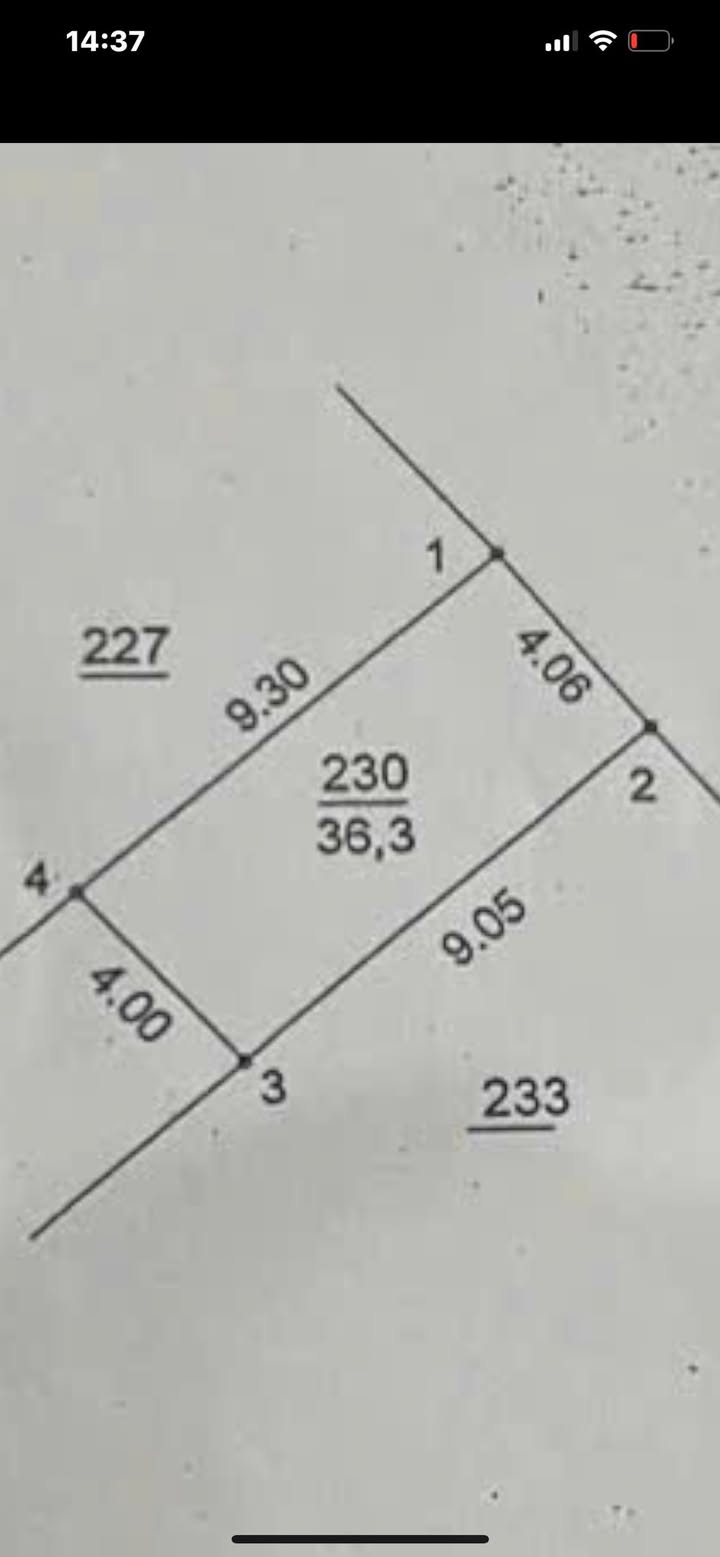 Bán đất mặt chợ Trần Văn Chuông, 36m² - Đầu tư sinh lời ngay!