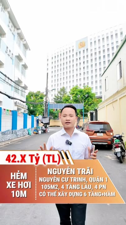 Nhà phố Nguyễn Cư Trinh Quận 1 105m² giá 42 tỷ - Đầu tư sinh lời ngay!