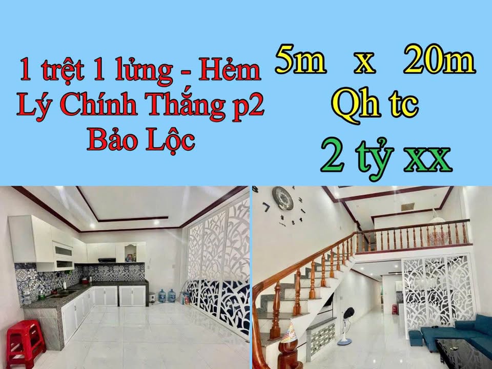Nhà đẹp Phường 2 Bảo Lộc 100m² giá 2 tỷ - Chính chủ bán gấp!