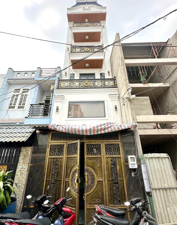 Nhà phố đường số 12, Bình Hưng Hoà A, Bình Tân 80m² giá 8.5 tỷ - Thiết kế hiện đại với thang máy