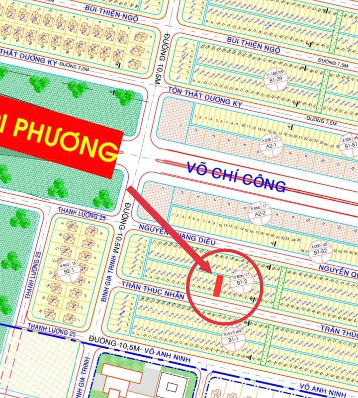 Đất thổ cư Hòa Xuân, Cẩm Lệ, 96m² giá 6.35 tỷ - Pháp lý rõ ràng