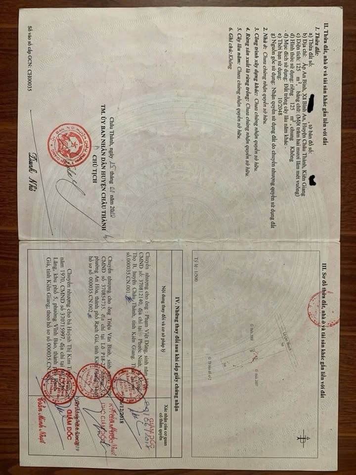 Đất nền 125m² tại Ấp An Bình, Châu Thành, Kiên Giang - Pháp lý rõ ràng, giá tốt!