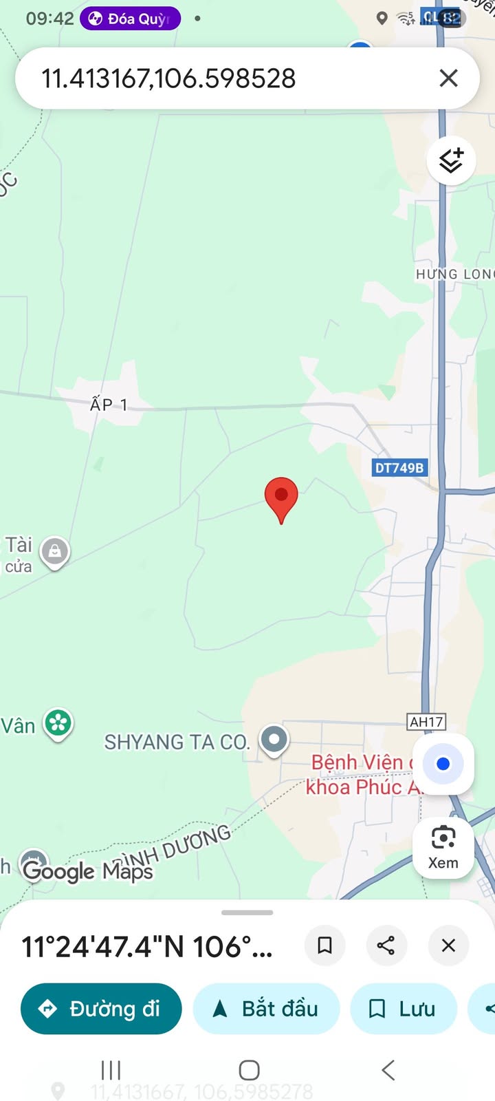 Đất thổ cư 120m² mặt tiền Quốc lộ 13, giá 2 tỷ - Thương lượng chính chủ!