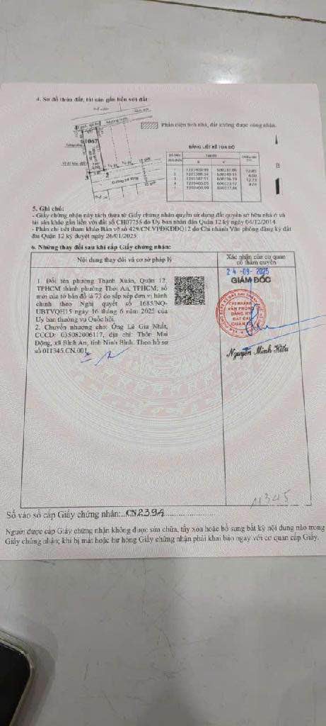 Lô đất Thạnh Xuân 52m² giá 3.75 tỷ - Cơ hội đầu tư tuyệt vời!