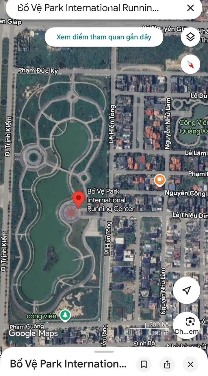 Biệt thự trục chính Lê Hiến Tông, 428m² giá thỏa thuận - View công viên độc đáo!