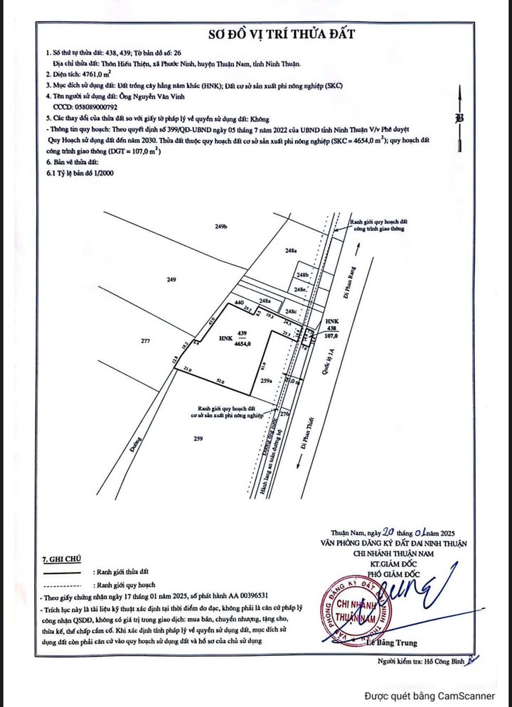 Kho xưởng 4761m² tại Thuận Nam, Ninh Thuận - Giá chỉ 19.5 tỷ VND